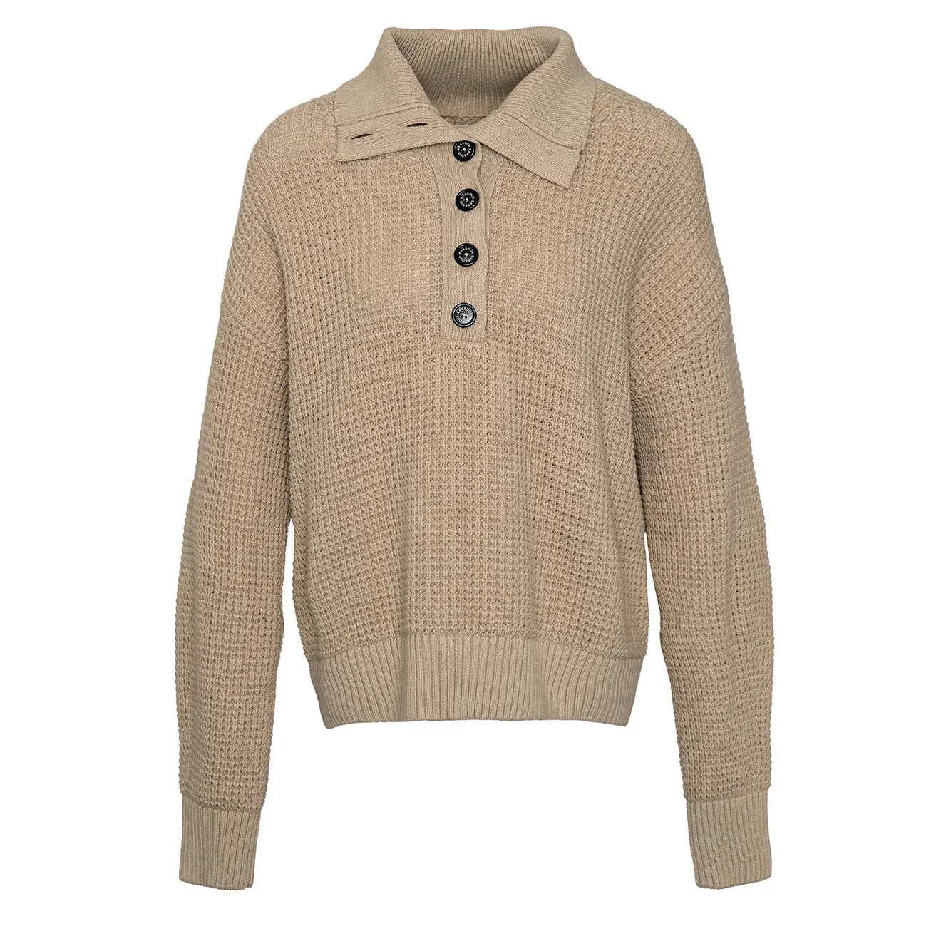 Barbour Womens Woodside Knitted Jumper Oatmeal