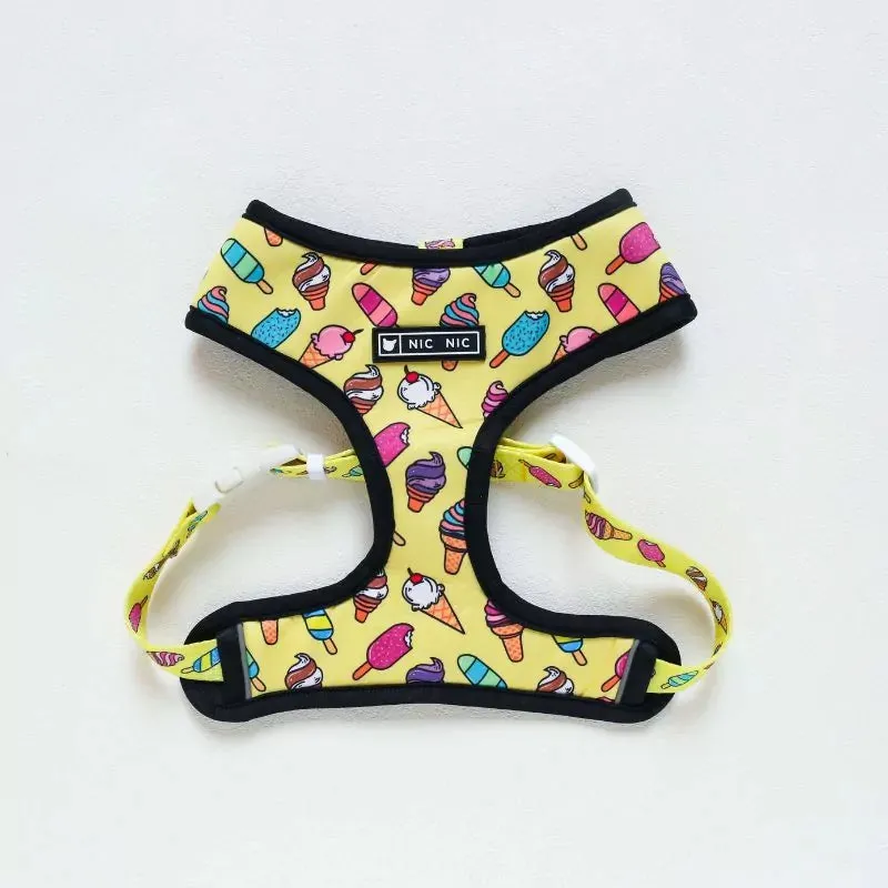 BarkSwirl Dachshund Ice Cream Harness and Leash