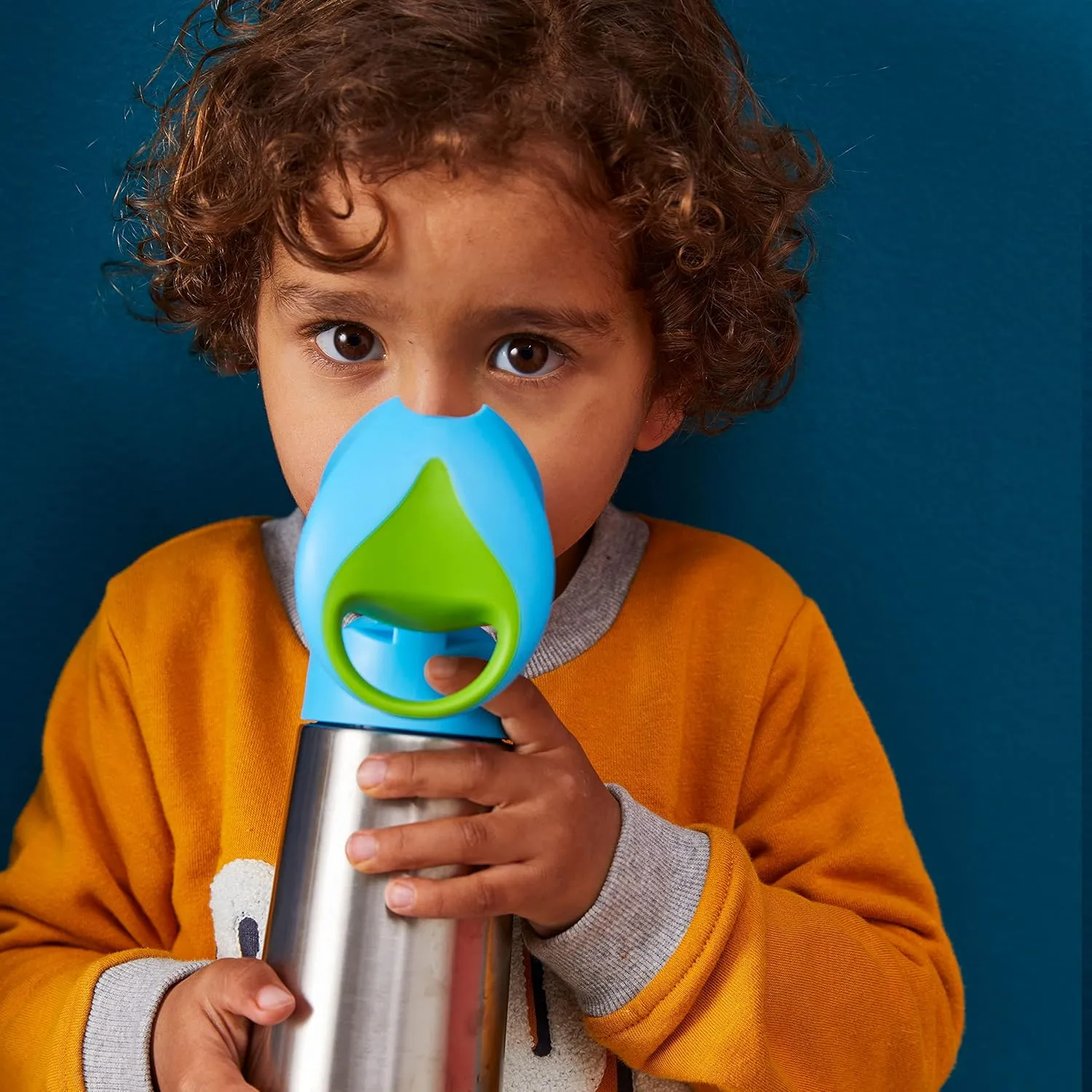 b.box 16.9 oz Insulated Water Bottle - Keeps Drinks Cold 15 Hours, Warm 8 Hours, Triple Wall Stainless Steel Kids Water Bottle w/Free Flow Silicone Straw, Leakproof & Dishwasher Safe