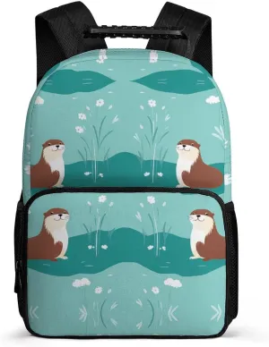 Beaver Unisex Backpack Casual Daypacks 16" Shoulders Bag for Camping Hiking Travel Gear