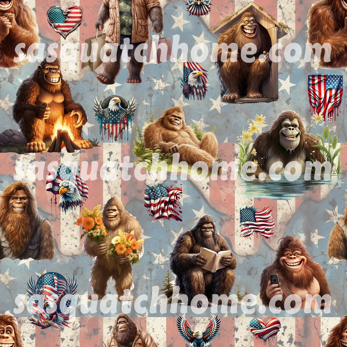 Bigfoot, Sasquatch Themed, Oxford Fabric Dog Harness