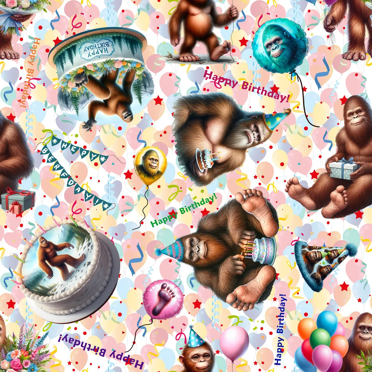 Bigfoot, Sasquatch Themed, Oxford Fabric Dog Harness