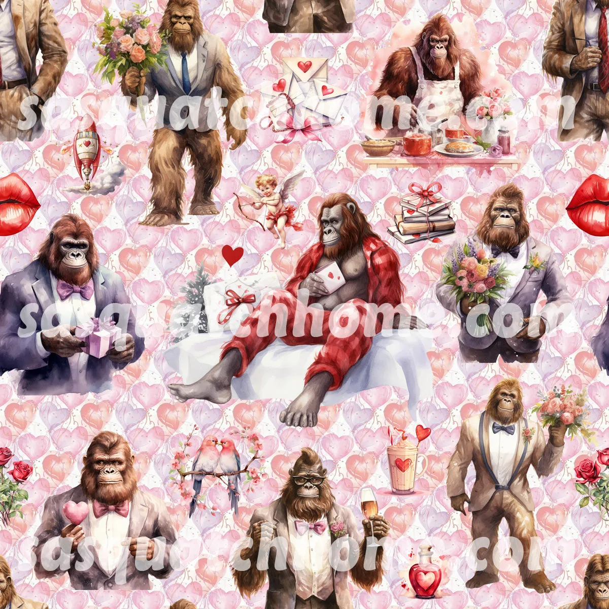 Bigfoot, Sasquatch Themed, Oxford Fabric Dog Harness