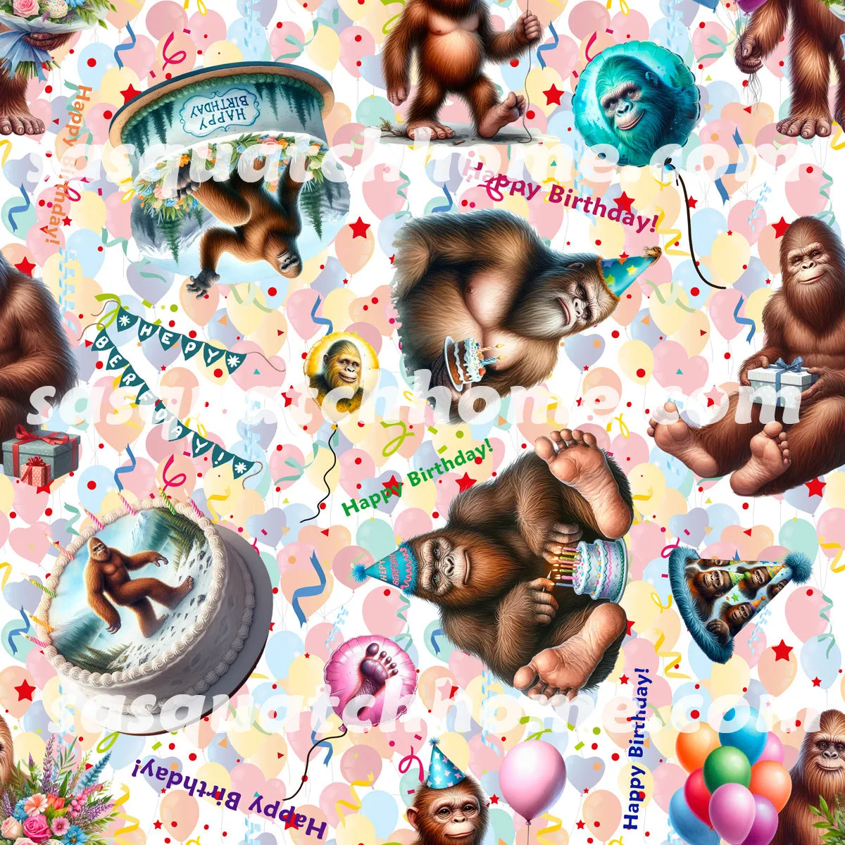 Bigfoot, Sasquatch Themed, Oxford Fabric Dog Harness