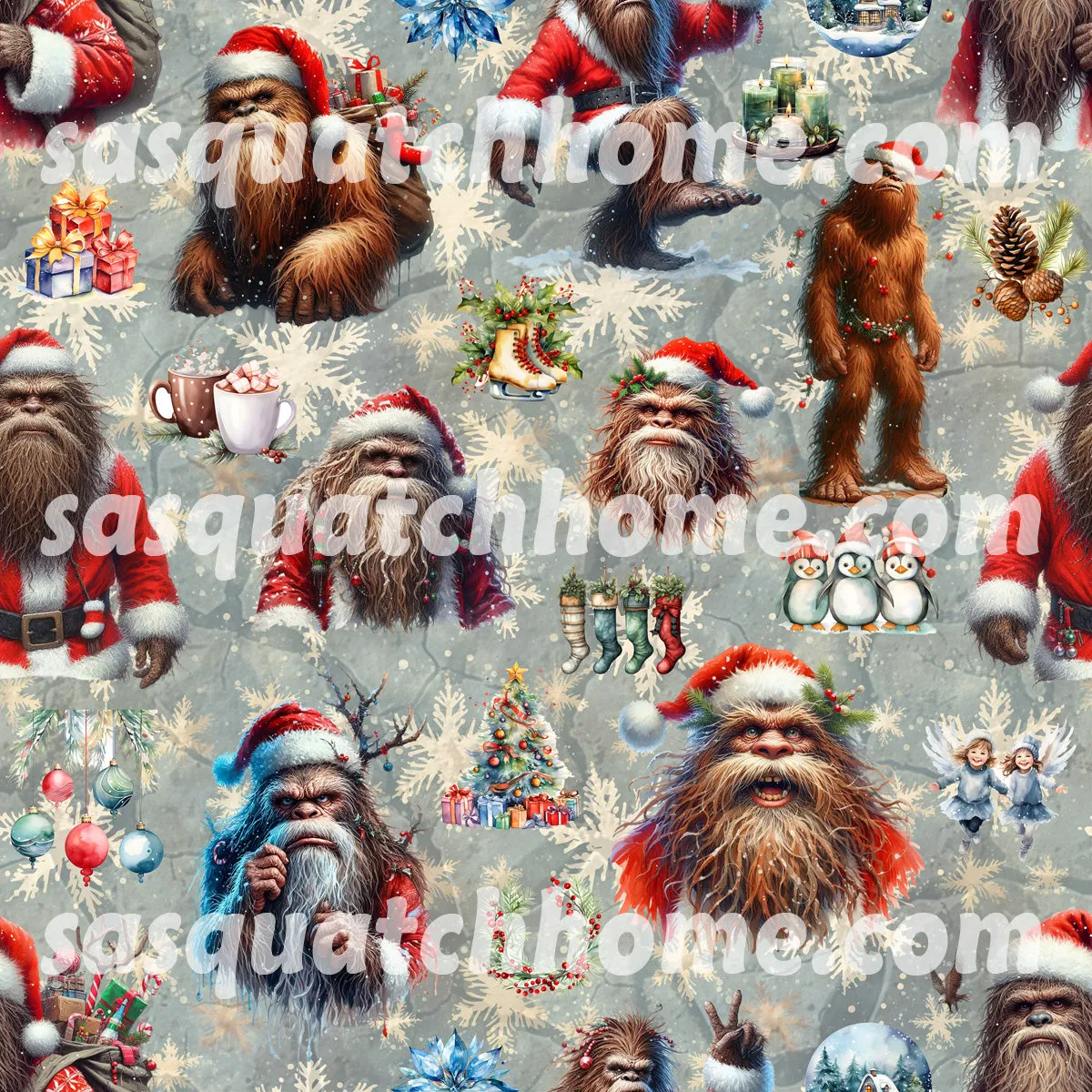 Bigfoot, Sasquatch Themed, Oxford Fabric Dog Harness