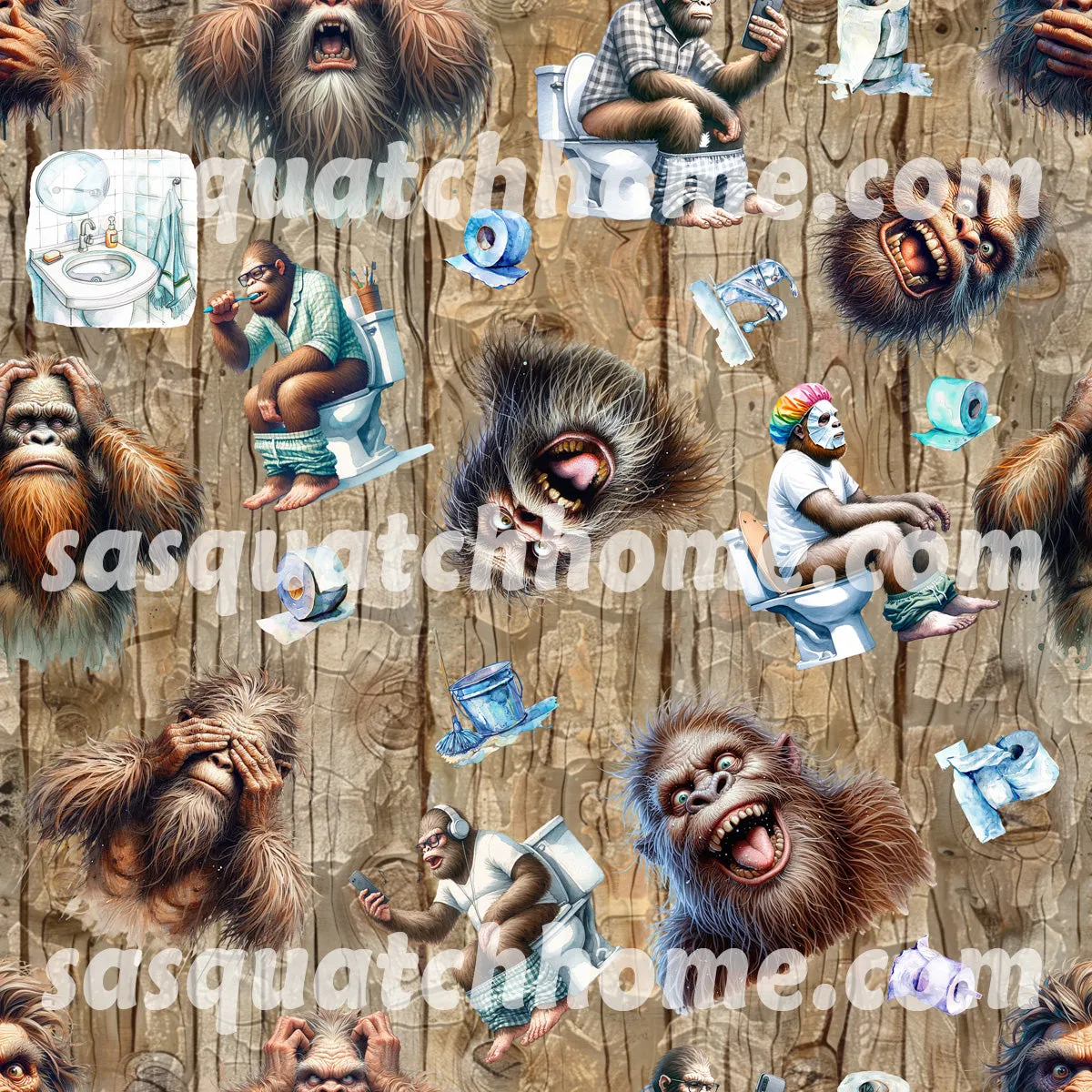 Bigfoot, Sasquatch Themed, Oxford Fabric Dog Harness