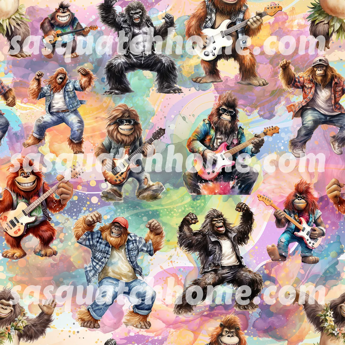 Bigfoot, Sasquatch Themed, Oxford Fabric Dog Harness