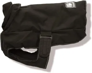 Black Harness 2 in 1 Ultimate Rainproof Windproof Machine Washable Dog/Puppy Coat 12 Inch 30 cm