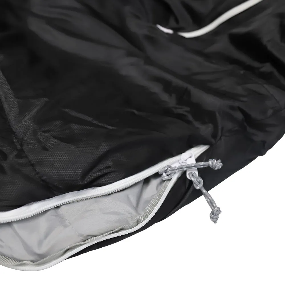 Black Sleevless Sleeping Bag Jacket L-XXL