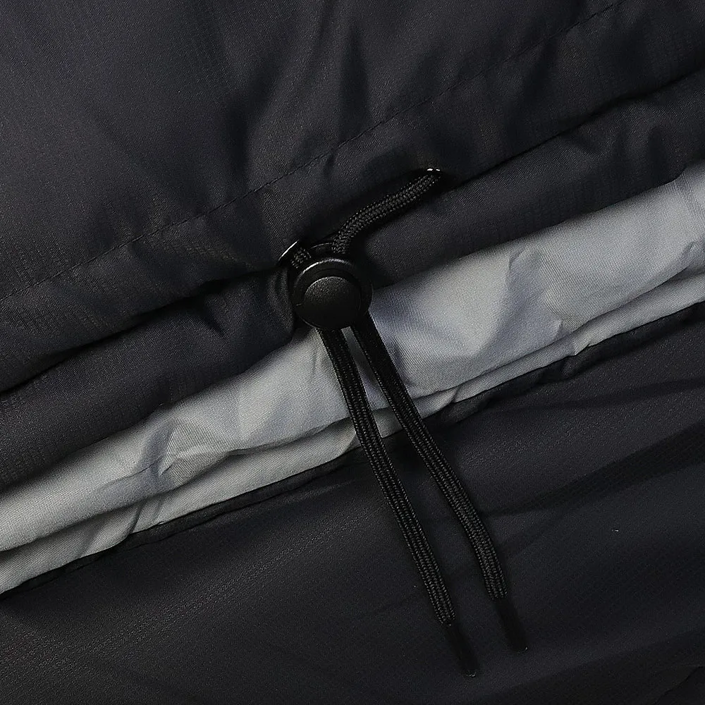 Black Sleevless Sleeping Bag Jacket S-L