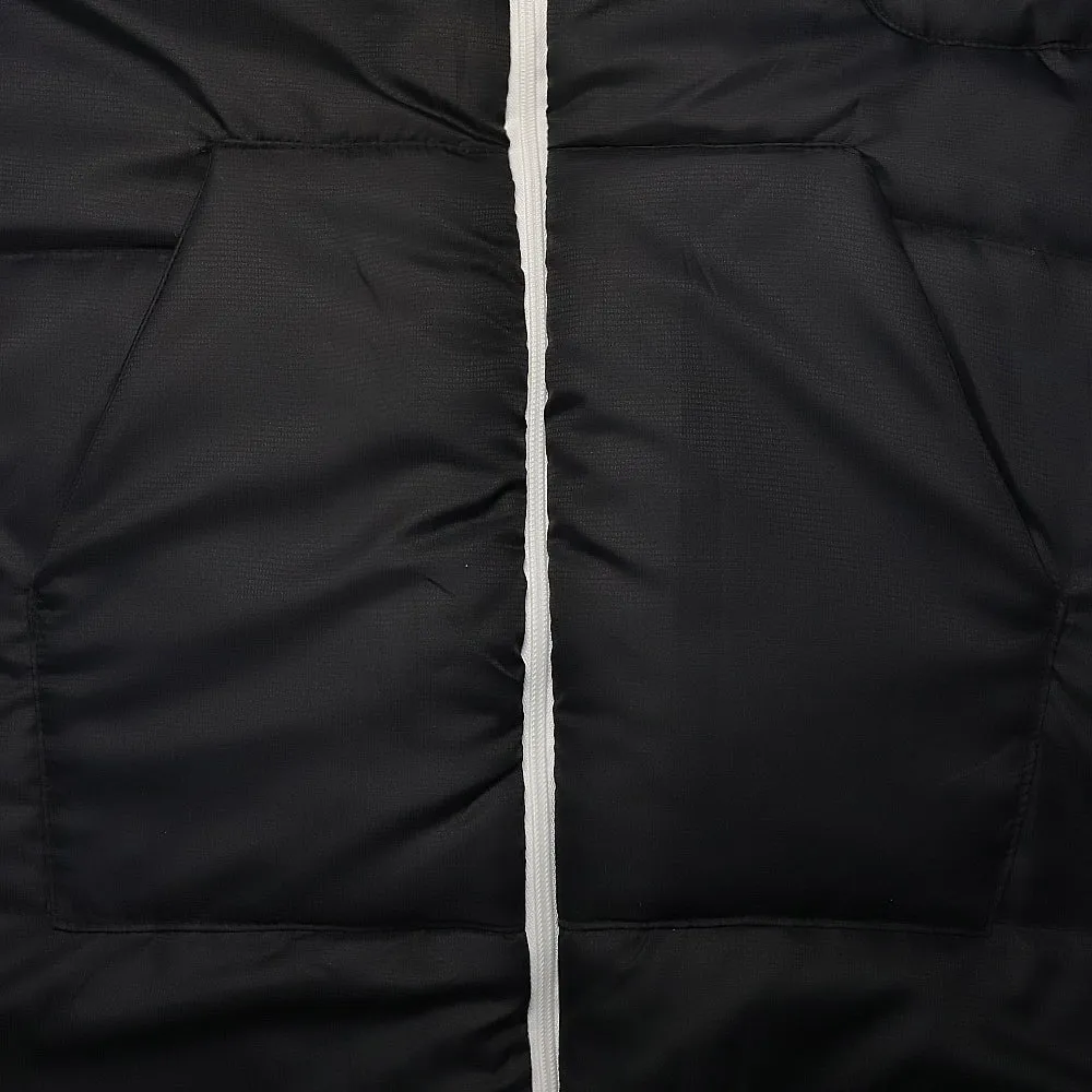 Black Sleevless Sleeping Bag Jacket S-L