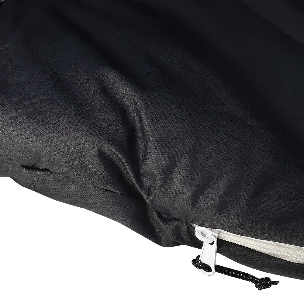 Black Sleevless Sleeping Bag Jacket S-L