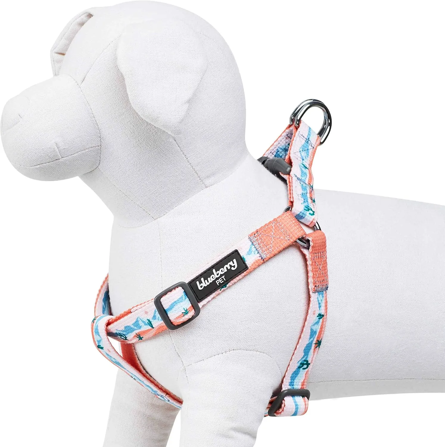 Blueberry Pet × Jackelyn Ho Step-in Mountain Climbing Fun Dog Harness, Chest Girth 16.5" - 21.5", Small, Adjustable Harnesses for Dogs