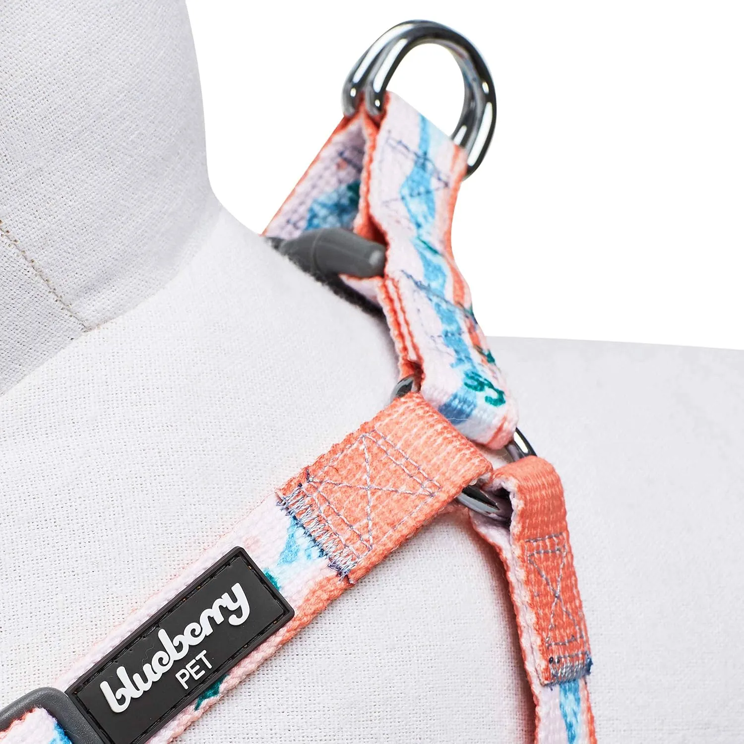 Blueberry Pet × Jackelyn Ho Step-in Mountain Climbing Fun Dog Harness, Chest Girth 16.5" - 21.5", Small, Adjustable Harnesses for Dogs