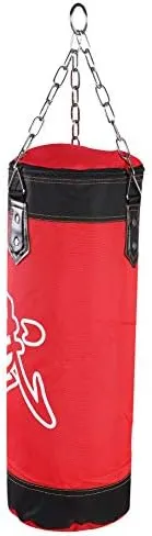 Bnineteenteam Heavy Punching Bag,Training Boxing Bag with Chain for Adults Men Women(Empty)