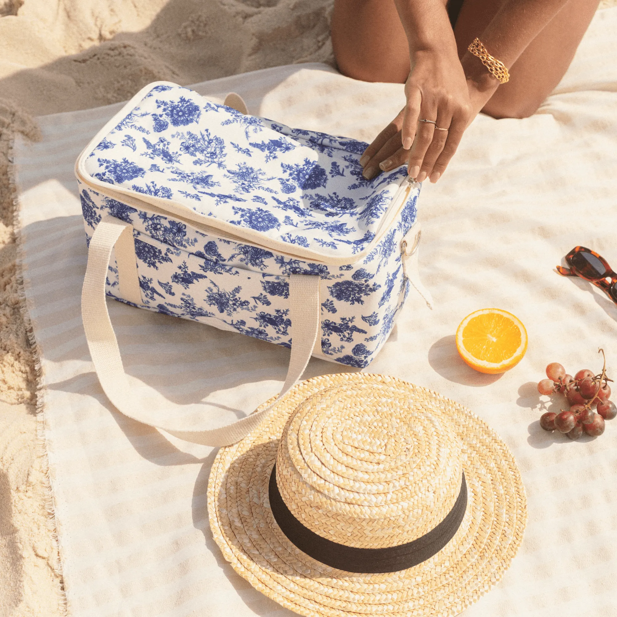 Box Cooler Toile De Jouy
