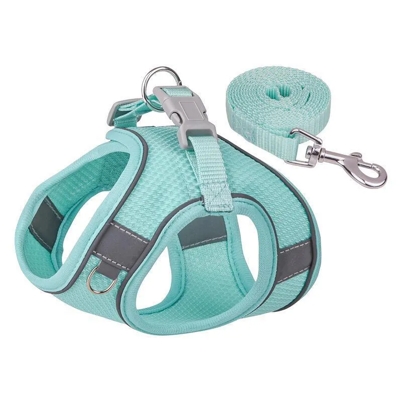 Breathable French Bulldog Harness Set