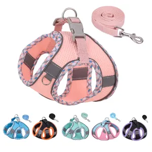 Breathable French Bulldog Harness Set