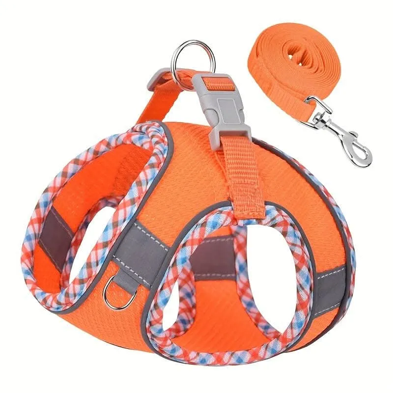 Breathable No-Pull Dog Harness & Leash Set