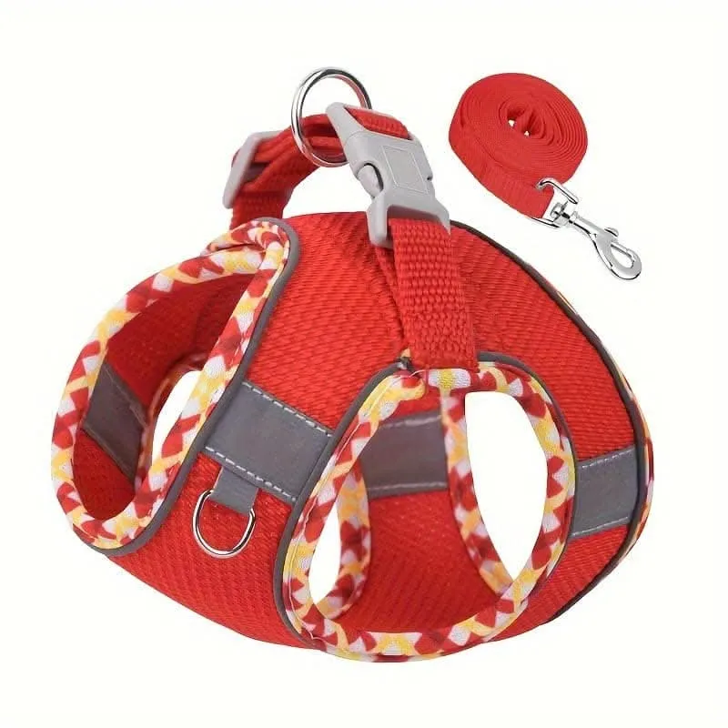 Breathable No-Pull Dog Harness & Leash Set