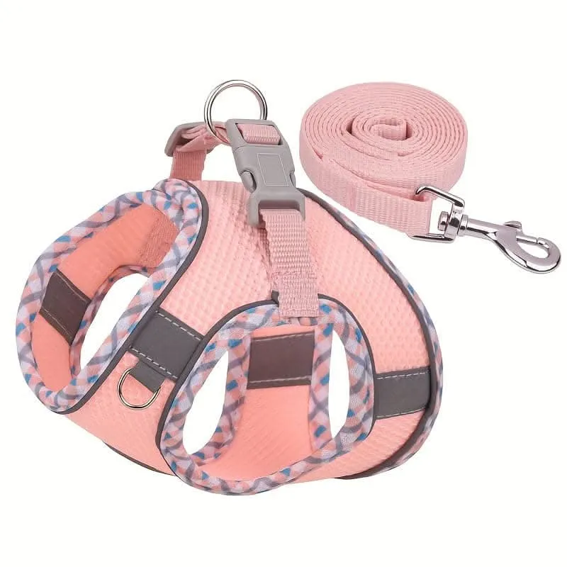 Breathable No-Pull Dog Harness & Leash Set