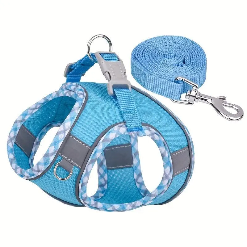 Breathable No-Pull Dog Harness & Leash Set