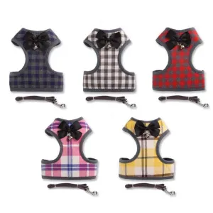 Breathable Soft Harness   Leash Adjustable Reflective Vest For Small Dog & Puppy