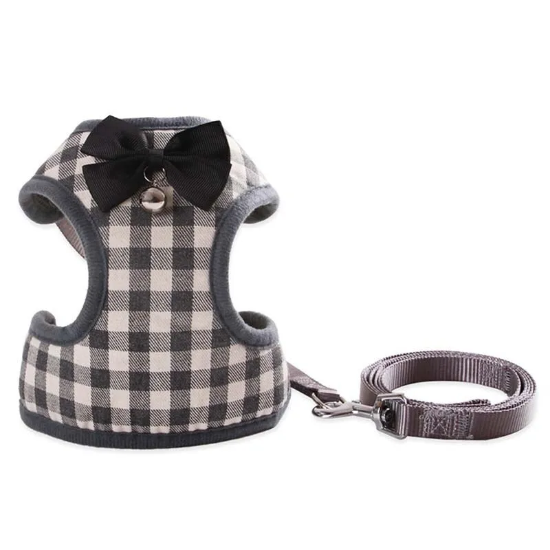 Breathable Soft Harness   Leash Adjustable Reflective Vest For Small Dog & Puppy