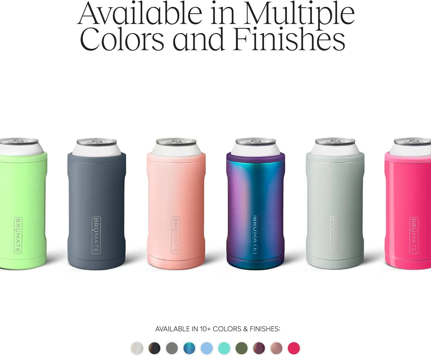BrüMate Hopsulator Trio 3-in-1 Insulated Can Cooler for 12oz / 16oz Cans   100% Leak Proof Tumbler with Lid | Insulated for Beer, Soda, and Energy Drinks (Nightfall Blue)