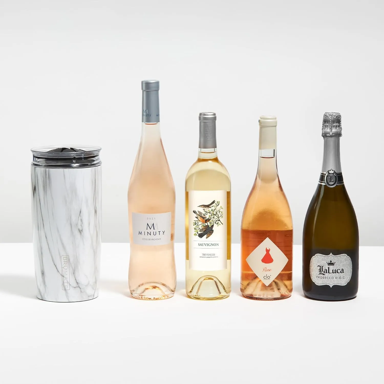 BrüMate Togosa 2-in-1 Wine Chiller Bucket or Champagne Bucket & 100% Leakproof Pitcher | Portable Cooler Fits Most Wine, Champagne, & Liquor Bottles | Perfect Wine Gifts | 49oz (Sage)