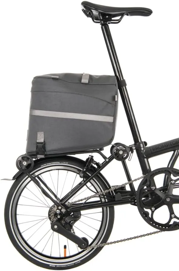 Brompton Borough Roller Rack Bag - Dark Grey