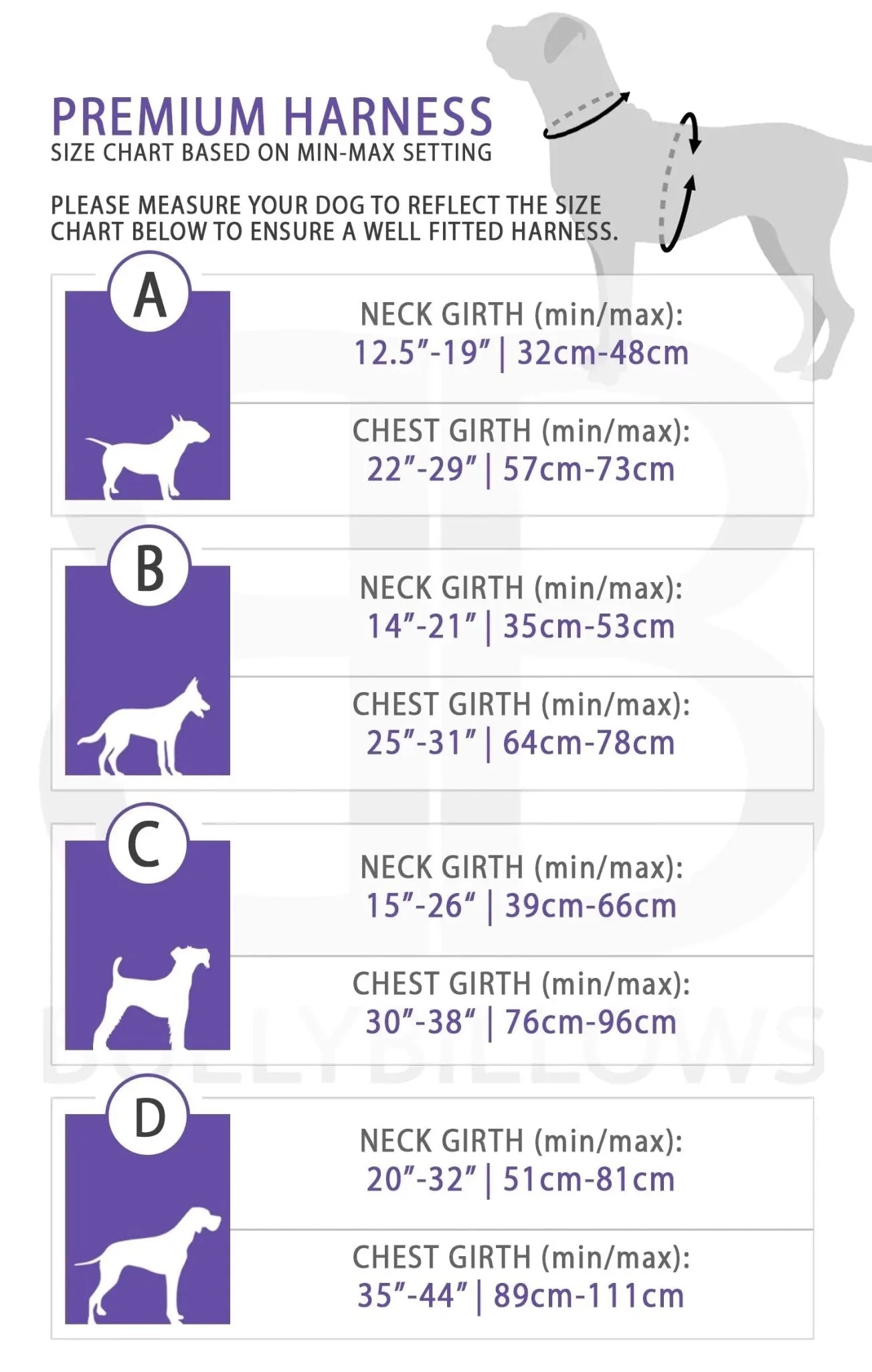 Bully Billows Premium Dog Harness v 2.0 - Pink