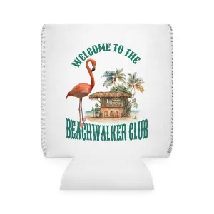 Can Cooler Sleeve With Printed Coastal Design, Beachwalker Club Collection