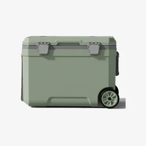 Car Camping Coolers for Jaguar Concept/E-Pace/F-Pace/F-Type/I-Pace/XK, Waterproof Portable Cooler, Leak Proof Picnic Insulated Bag, Ultra-Light Premium Ice Chest Box,A-Green-45L