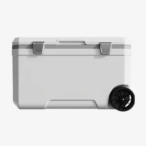 Car Camping Coolers for Kia Seltos/Sportage/Sportage Gasoline, Waterproof Portable Cooler, Leak Proof Picnic Insulated Bag, Ultra-Light Premium Ice Chest Box,B-White-70L