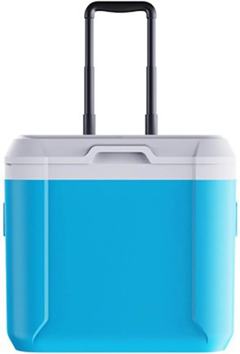 Car Camping Coolers for NIO EC6/EC7/EL6/EL7/ES6/ES7/ES8/ET5/ET7/ET9/EP9, Leak Proof Cooler, Portable Lightweight Ice Chest Box, Compartments Waterproof Insulated Bag,A-Blue
