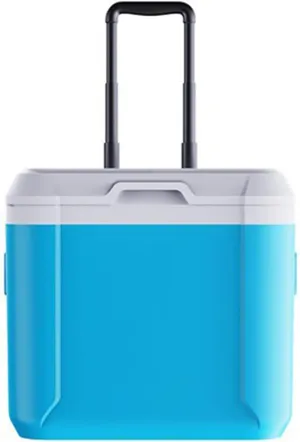 Car Camping Coolers for NIO EC6/EC7/EL6/EL7/ES6/ES7/ES8/ET5/ET7/ET9/EP9, Leak Proof Cooler, Portable Lightweight Ice Chest Box, Compartments Waterproof Insulated Bag,A-Blue