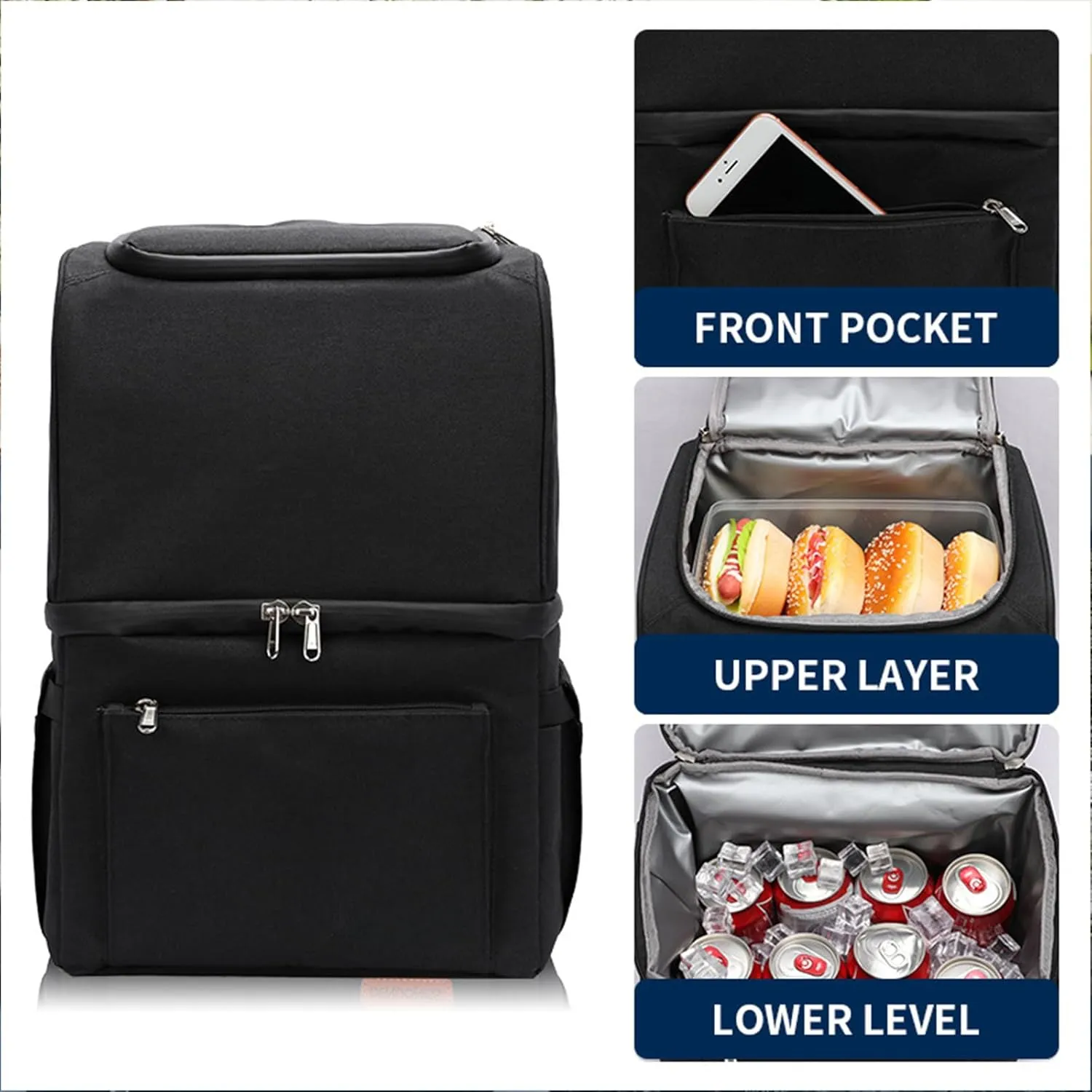 Car Camping Coolers for Subaru Crosstrek/Forester/Impreza, Waterproof Portable Cooler, Leak Proof Picnic Insulated Bag, Ultra-Light Premium Ice Chest Box