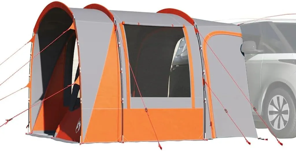 Car Tent 4-Person Grey and Orange Waterproof9,29KG