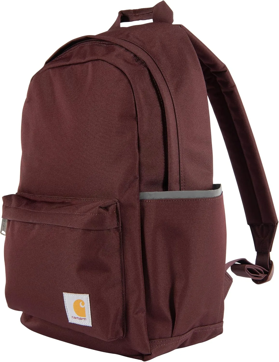 Carhartt 21L Classic Backpack, Water-Resistant Pack W/ 15" Laptop Sleeve and Organizational Compartments, Port, PFAS Free