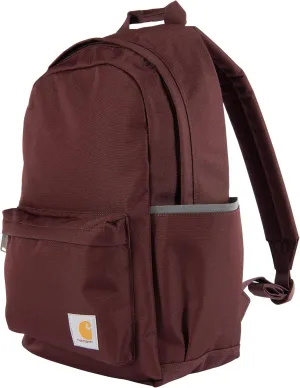 Carhartt 21L Classic Backpack, Water-Resistant Pack W/ 15" Laptop Sleeve and Organizational Compartments, Port, PFAS Free