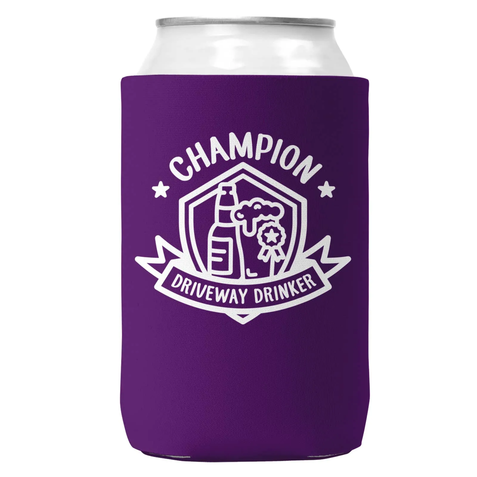 Champion Driveway Drinker Can Coozie Cooler for 12oz Cans