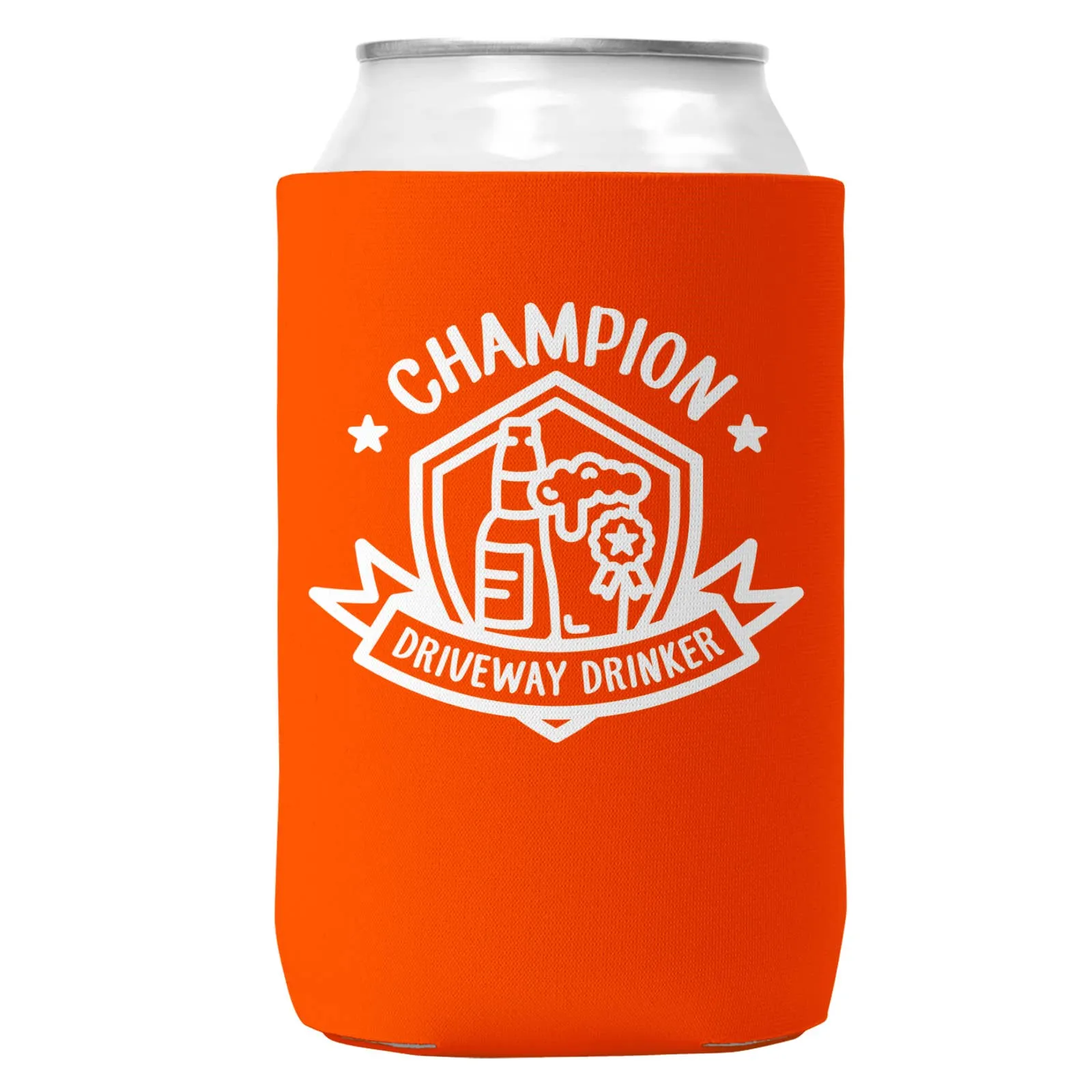Champion Driveway Drinker Can Coozie Cooler for 12oz Cans