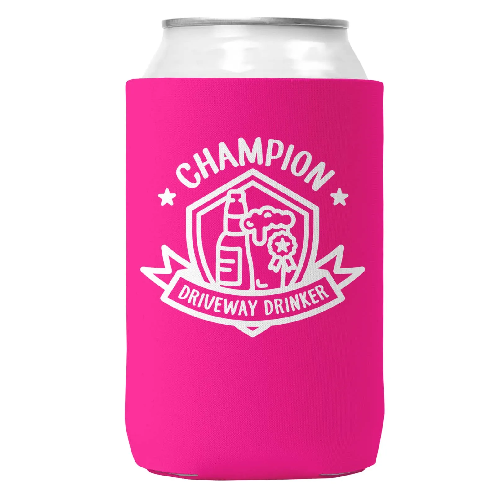 Champion Driveway Drinker Can Coozie Cooler for 12oz Cans