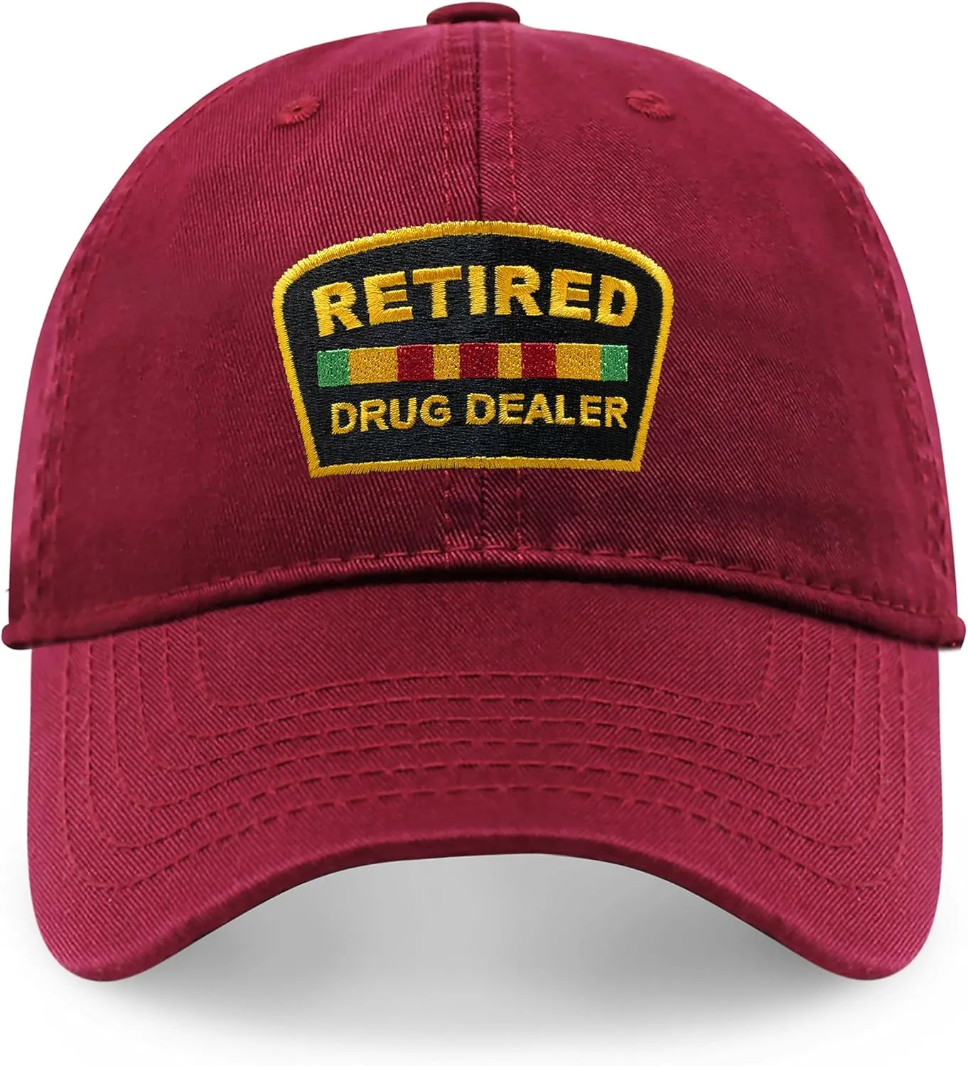 CHOK.LIDS Retired Drug Dealer Hat Dad Hat Cotton Baseball Cap Polo Style Low Profile PC101