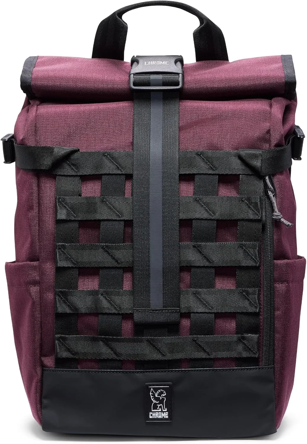 Chrome Industries Barrage 18L Royale Roll-Top Backpack – Water Resistant Bag for Work, School, Travel – Features Cargo Net & Laptop Pocket