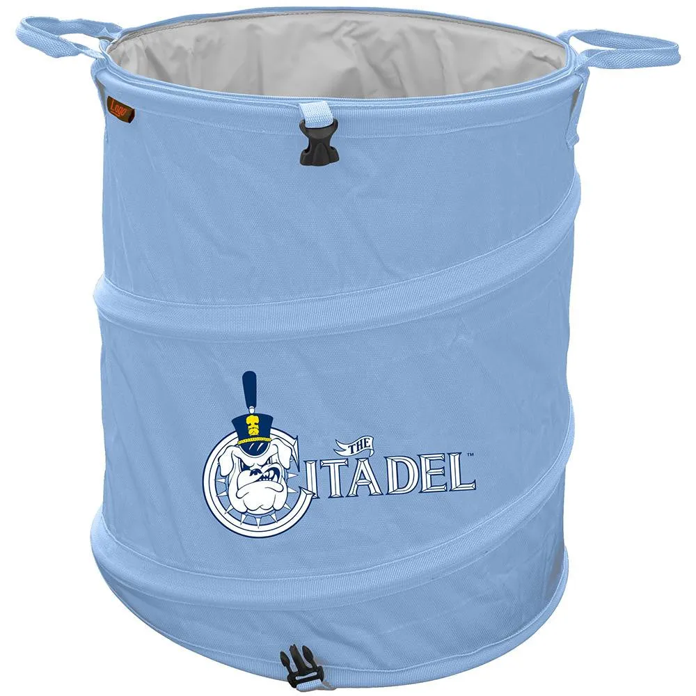 Citadel Bulldogs Ncaa Collapsible Trash Can