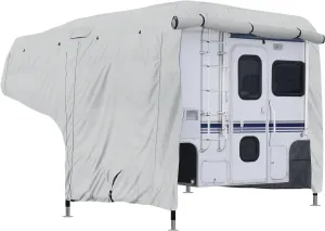 Classic Accessories Over Drive PolyPRO 3 Molded Fiberglass Travel Trailer Cover, Fits 8' - 10' Trailers