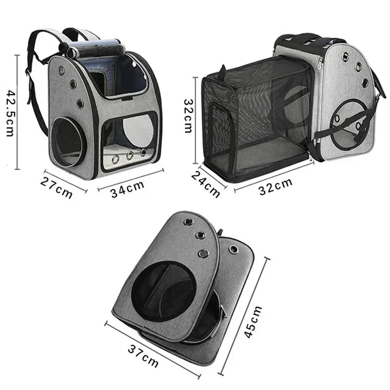 Clear Backpack Cat Carrier