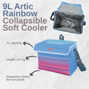 Coleman 9L Artic Rainbow Collapsible Soft Cooler